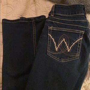Wrangler jeans worn a few times